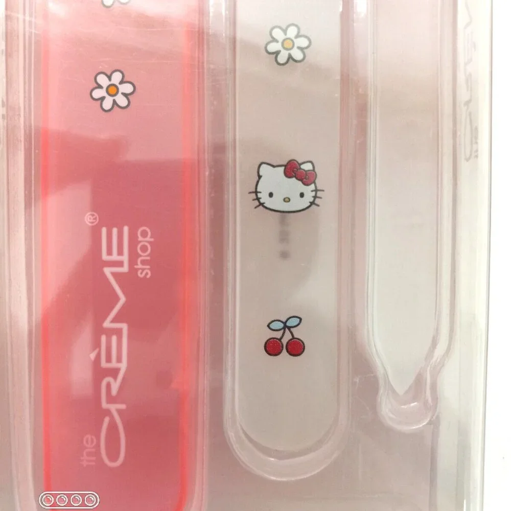 Hello Kitty x Creme Shop Beauty Bundle Cotton Pad Jars Headband Nail File Set